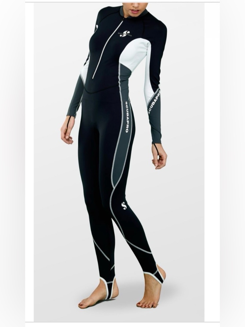 SCUBAPRO UPF 50 Steamer Women’s Small Graphite NWT